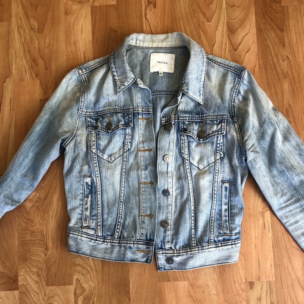 Talula size small cropped jean jacket